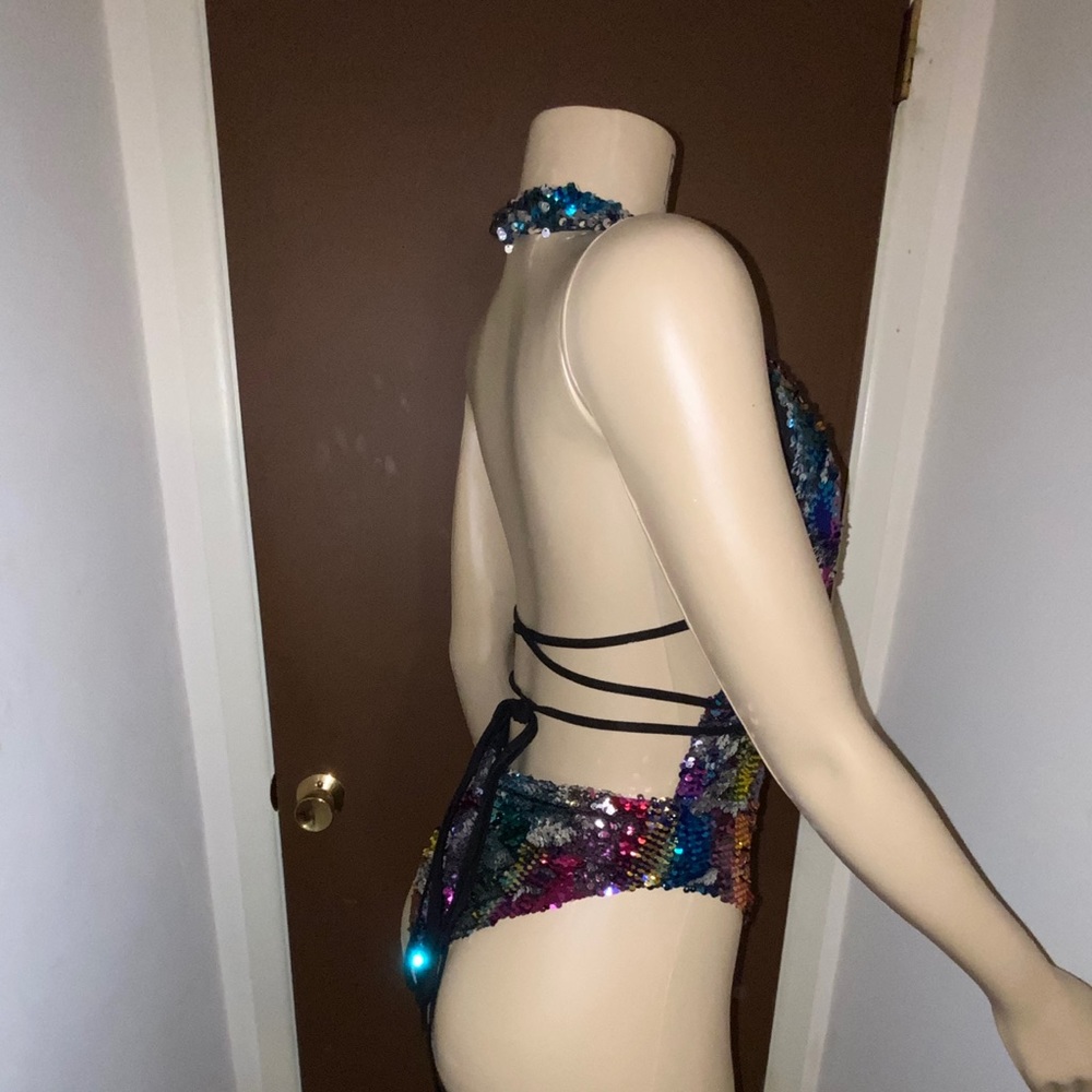 Sequin Rainbow Sunsuit Fashion Nova